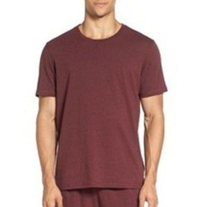 Daniel Buchler Crew Cotton Blend Tee Wine ( M )